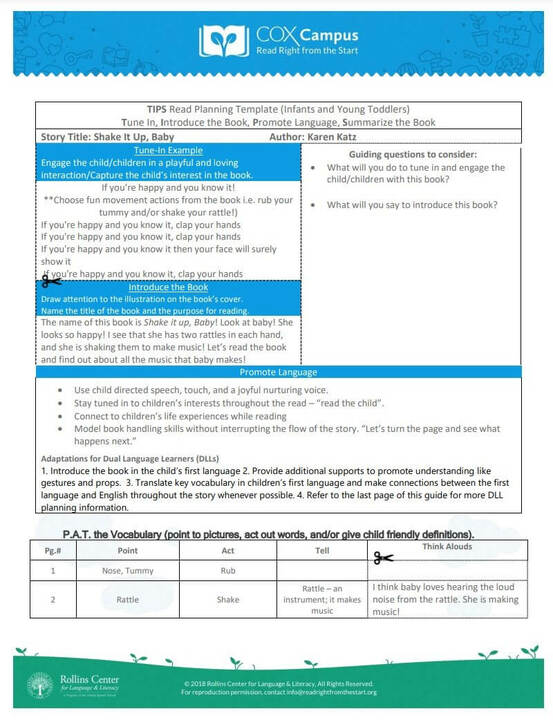 Shake It Up, Baby! TIPS Guide Resource Library Cox Campus